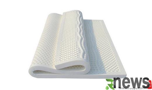 How should latex mattresses be cleaned?